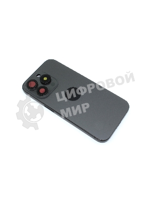 Задняя крышка (стекло) для iPhone 15 Pro (A3102) в сборе со стеклом камеры белая