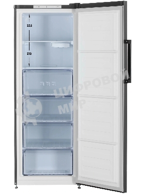 Морозильная камера Beko RFSK215T01G, серый, 213л, 6 ящиков