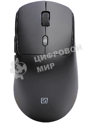 Мышь Оклик 489MW черный оптическая 3200dpi silent беспров. BT/Radio USB 6but (1885440)