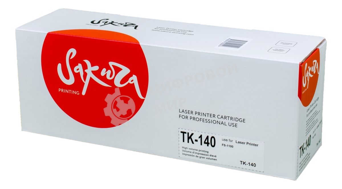 Картридж Sakura TK140/142/144 для Kyocera Mita FS-1100, черный, 4000 к