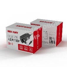 Источник питания Rexant 220 V AC/24 V DC 1 А 24 W с DC разъемом подключения 5.5х2.1, без влагозащиты (IP23)