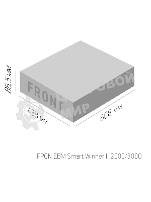 Батарея для Ippon Smart Winner II 2000/3000 BP 72В 14А·ч