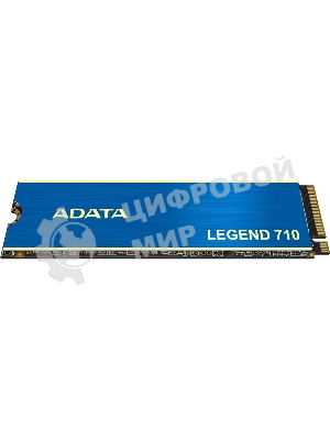 Накопитель SSD ADATA LEGEND 710, 2Tb, PCIe 3.0 x4, M.2 2280, NVMe, R/W 2400/1800, с радиатором