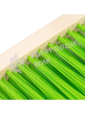 Щетка-сметка 3-рядная Сибртех 280 мм, деревянная ручка