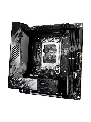 Материнская плата ASUS ROG STRIX Z890-I GAMING WIFI, LGA 1851, Intel Z890, 2xDDR5, 2xSATA, 2xM.2, 1xPCIe 5.0 x16, 1xHDMI, 2xUSB-C Thunderbolt 4, 1xUSB-C 20Gbps, 3xUSB-A 10Gbps, 1xUSB-A 5Gbps, 2xUSB-A 2.0, 1x 2.5Gb LAN, Mini-ITX