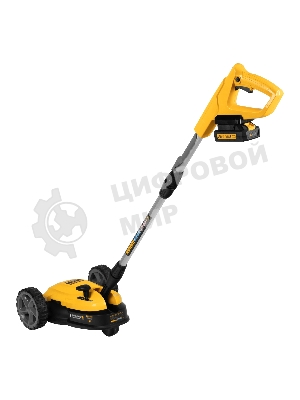 Портативная аккумуляторная газонокосилка Denzel CLM-22, Li-ion, 20В, 220 мм