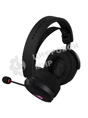 Гарнитура ASUS A501 ROG чёрный, беспроводная, Bluetooth, подсветка