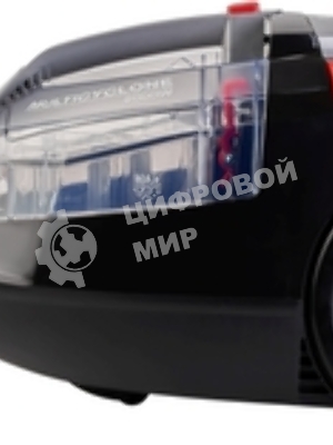 Пылесос Hyundai HYV-C3077 черный, 380/2000 Вт, уборка сухая, пылесборник контейнер 1.5 л