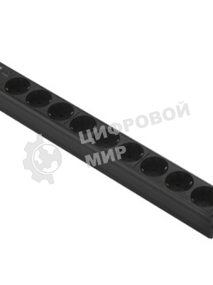 Управляемый блок распределения питания Lanmaster TWT-PDU19-16A9P-3.0 верт.размещ. 8xC13C13 базовые 10A C14
