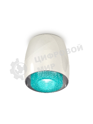 Светильник Ambrella Light XS1143011 PSL/BL серебро полированное/голубой MR16 GU5.3 (C1143, N7194)