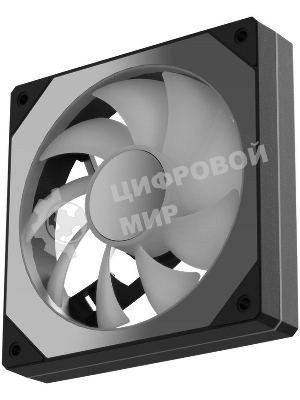 Вентилятор корпусной Formula Floe SE 12BK ARPW Reverse ARGB, 120 мм, 1500 об/мин, 27.5 дБ, 4-pin PWM, ARGB, реверсный