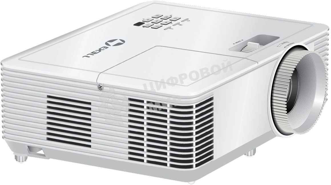 Проектор Exell EXD101W DLP, 3800 ANSI, XGA (1024x768), Объектив 1.94 - 2.16