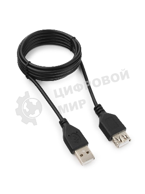 Кабель удлинитель USB 2.0 Гарнизон GCC-USB2-AMAF-1.8M, AM/AF, 1.8м, пакет