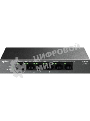 Коммутатор настольный TP-Link LS106LP с 6 портами 10/100 Мбит/с (4 порта PoE)