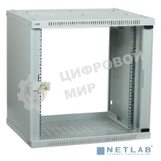 Шкаф ITK LWE3-06U66-GF LINEA WE 6U 600x600 мм дверь стекло серый