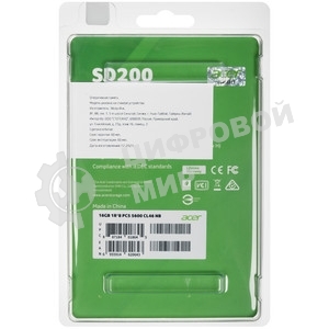 Оперативная память ACER DDR5 DIMM 32Gb UD200 (PC44800, 5600MHz, CL46, 1.1V, RTL) (BL.9BWWA.427)