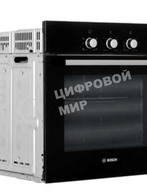 Духовой шкаф Bosch HBF011BA1T Serie 2, черный, класс энергоэффективности А, 4 режима,71 литр, сделано в Турции