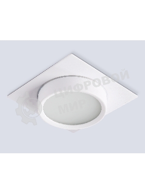 Светильник встраиваемый Ambrella light TN6737 WH белый IP44 GX53 110*110*57