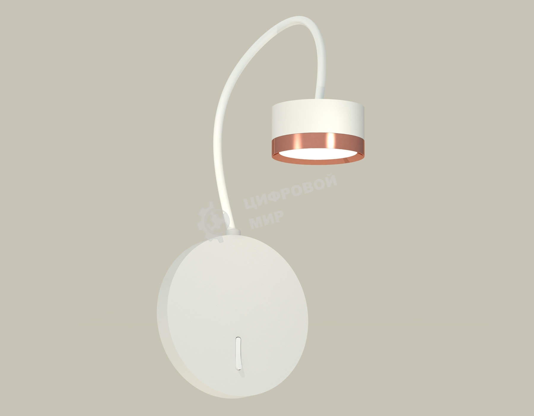 Светильник Ambrella light XB9595153 SWH/PPG белый песок/золото розовое полированное GX53 (C9595, N8126)