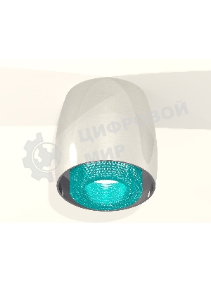 Светильник Ambrella Light XS1143011 PSL/BL серебро полированное/голубой MR16 GU5.3 (C1143, N7194)
