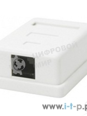 Розетка GEMBIRD NA212 RJ-45 кат.5e внешняя 1 порт, 110/Krone