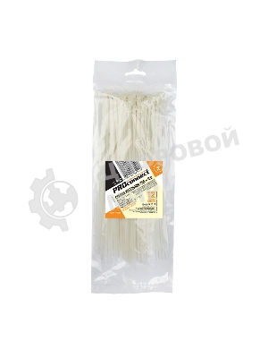 Хомут-стяжка кабельная нейлоновая PROconnect 250 x3,6 мм, белая, упаковка 100 шт.