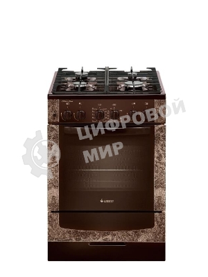 Плита газовая Gefest ПГ 6500-02 0114 коричневый, конфорок 4 шт, духовка 52 л, 60 см x 85 см x 60 см