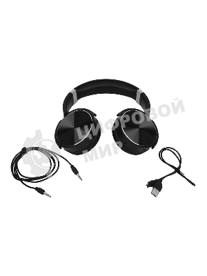 Беспроводные/проводные наушники Harper HB-217 черный, накладные, Bluetooth + проводной, складная конструкция, до 5 ч