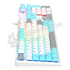 Клавиатура проводная A4Tech Bloody S510N USB белый