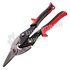 Ножницы по металлу Matrix, 250 мм, левые, обрезиненные рукоятки