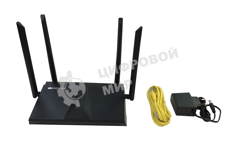Двухдиапазонный Wi-Fi 6 маршрутизатор AX1800, 1x1000Base-T WAN, 3x1000Base-T LAN, 4 внешние антенны 5 dBi