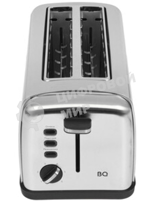 Тостер BQ T2003 чёрный/нержавеющая сталь, 1500 Вт, 2 слота