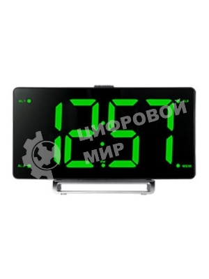Радиочасы Soundmax SM-1561U (черный с белым)