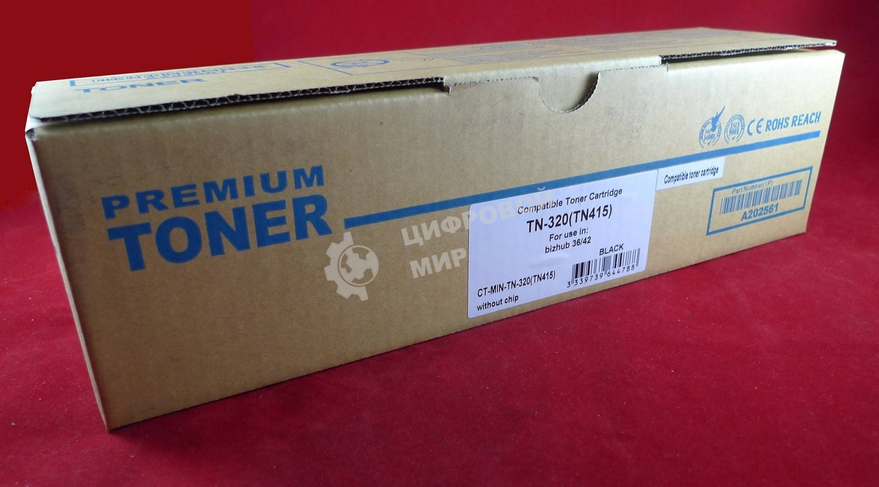 Тонер Konica-Minolta bizhub 36/42 TN-320/TN-415 (туба, 490гр.) JPN