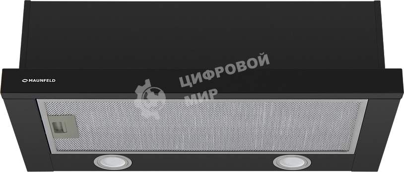 Вытяжка встраиваемая Maunfeld VS Light 50 черный, 50 см, 520 куб. м/ч, 56 дБ