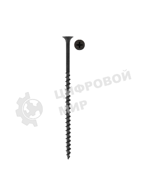 Саморез гипсокартон-дерево Kranz 4.2х90, упаковка поставщика (2 000 шт)