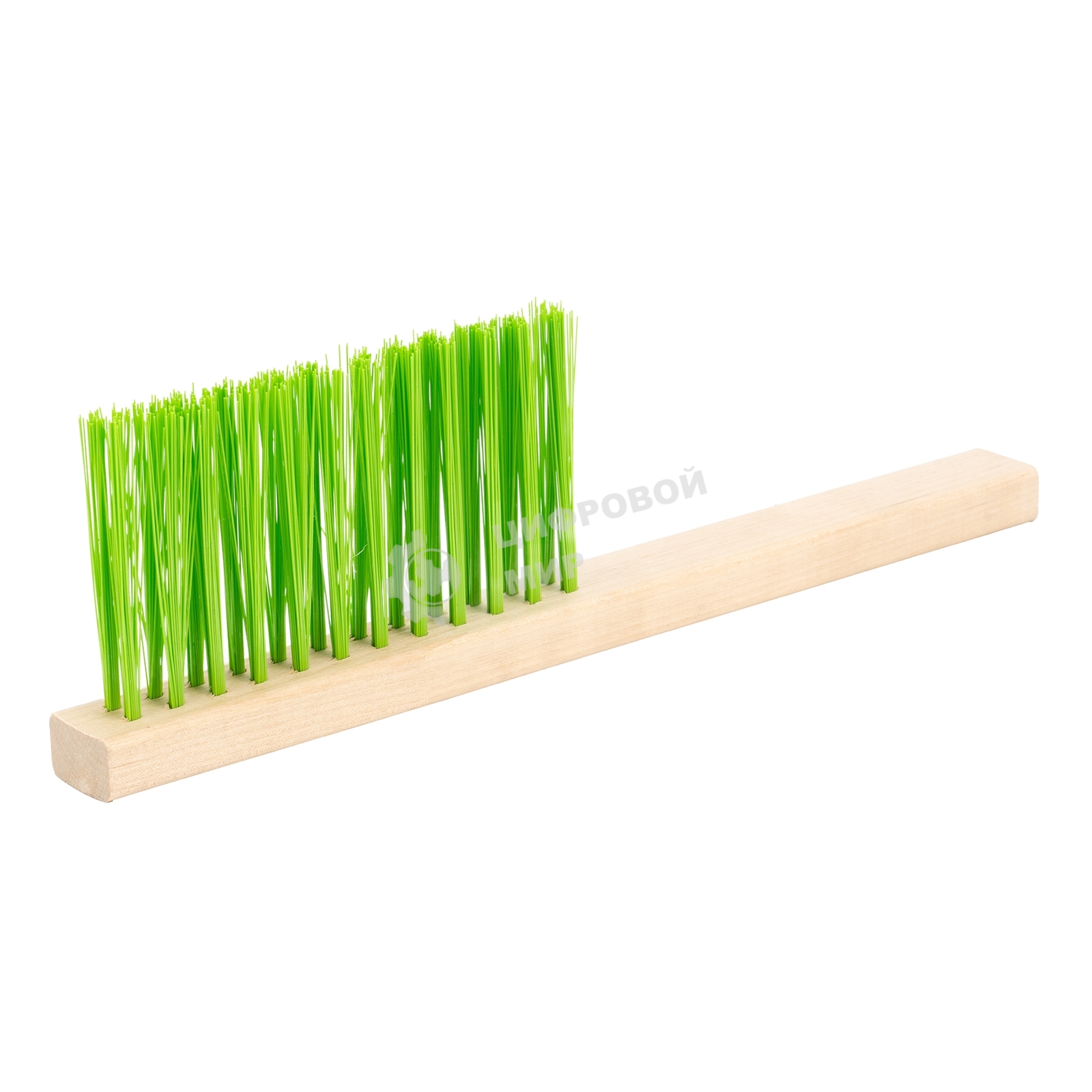 Щетка-сметка 2-рядная Сибртех 280 мм, деревянная ручка