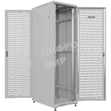 Шкаф серверный NTSS Премиум (NTSS-R42U6080PD/PD) напольный 42U 600x800мм пер.дв.перфор. задн.дв.перфор. 900кг серый IP20 сталь