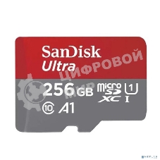Флеш карта microSD 256Gb SanDisk microSDXC Class 10 Ultra UHS-I U1 A1 120Mb/s