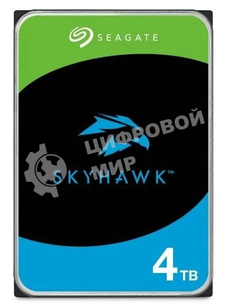 Жесткий диск HDD Seagate 4Tb 5400Rpm SATA3 Surveillance Skyhawk 256Mb 3.5