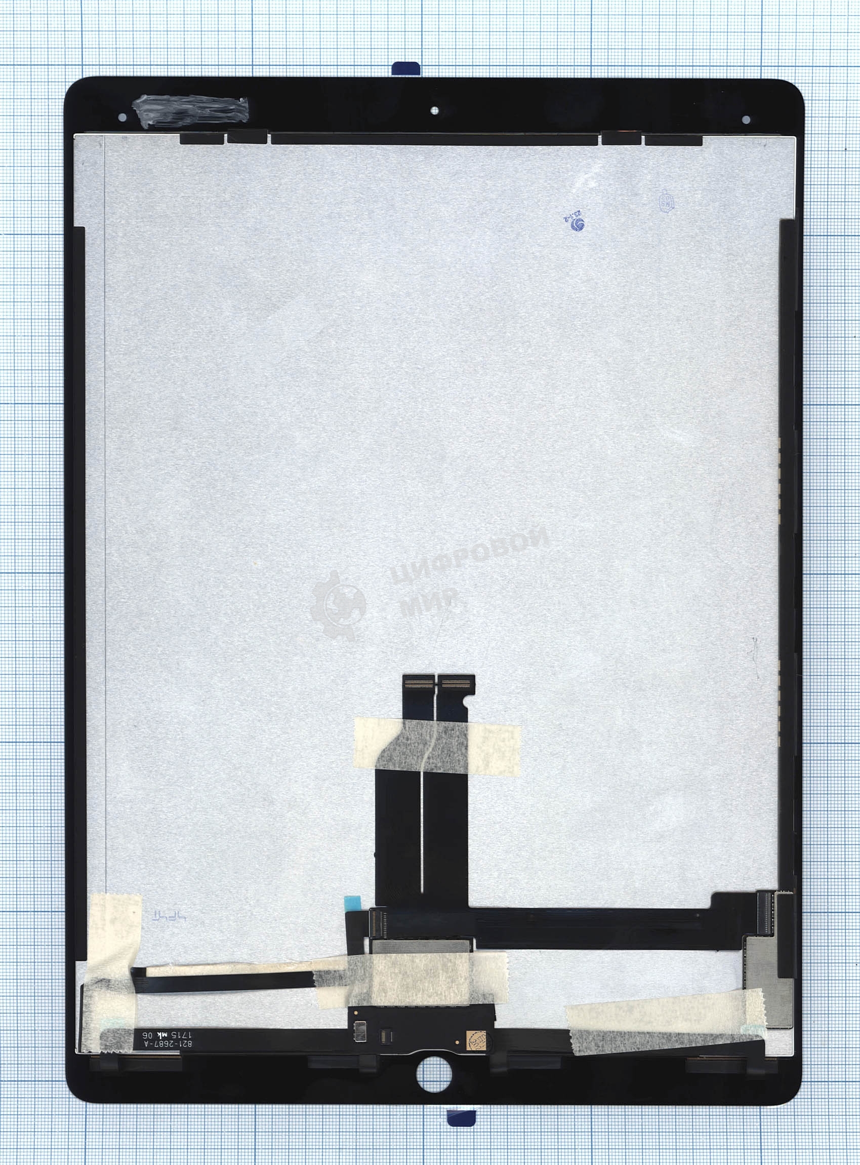 Дисплей (модуль) для iPad Pro 12.9 2015 (A1584, A1652) в сборе с тачскрином и коннектором черный