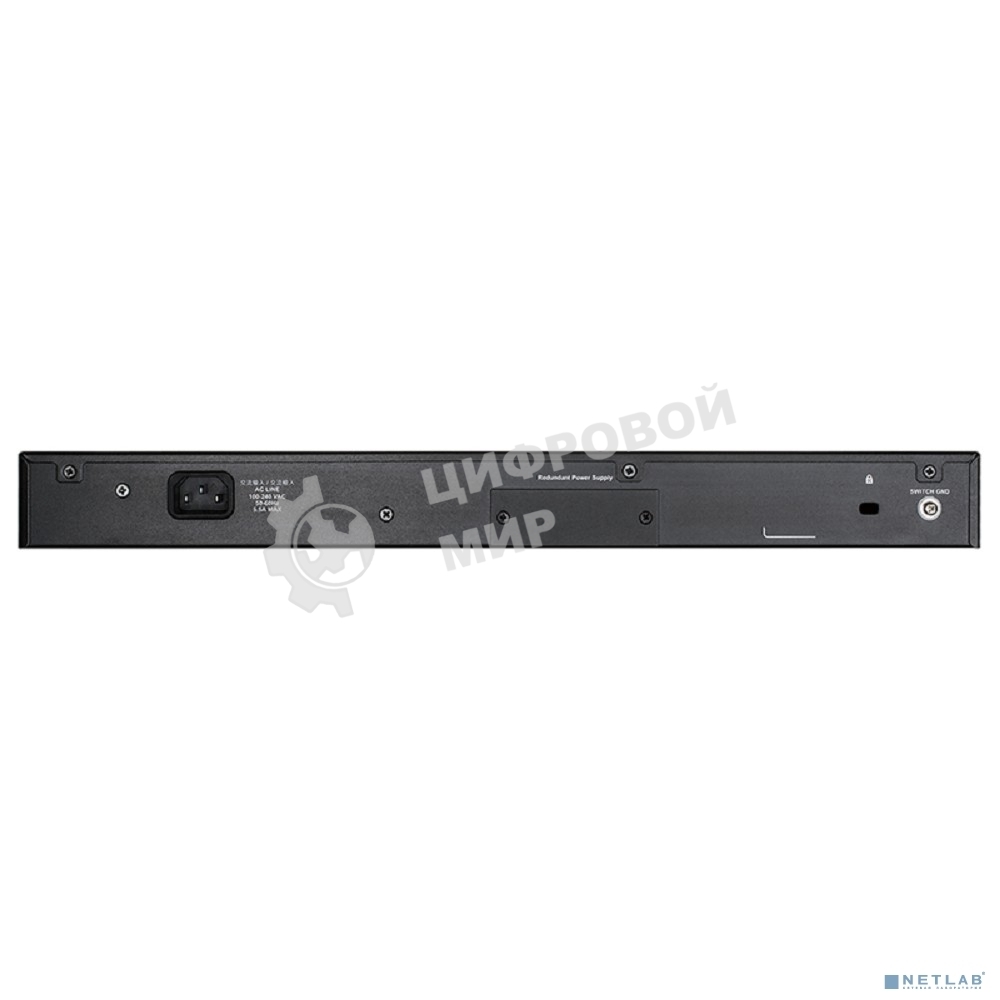 Kоммутатор D-Link DGS-1510-52XMP/A2A PROJ Управляемый L2+ стекируемый с 48 портами 10/100/1000Base-T и 4 портами 10Gbase-X SFP+ (48 портов PoE 802.3af/at, PoE-бюджет 370 Вт; 740 Вт с DPS-700)