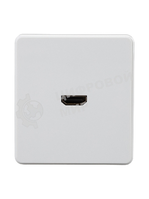 Розетка Kranz ROUND HDMI с/у перламутр