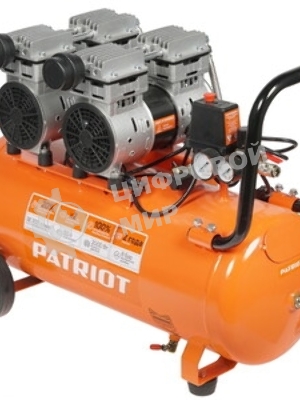 Компрессор поршневой Patriot WO 50-300 безмасляный 300л/мин 50л 2000Вт оранжевый