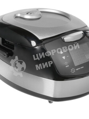 Мультиварка Centek CT-1472 Ceramic черный/сталь, 860 Вт, 5.0 л, LED, 21 программа
