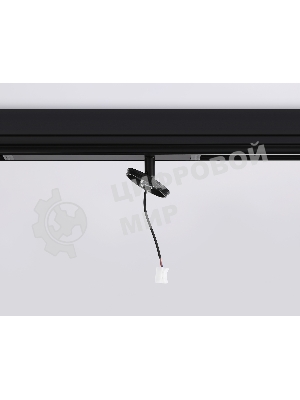 A2545 BK черный  крепеж трековый для корпуса DIY D60mm  232*60*80