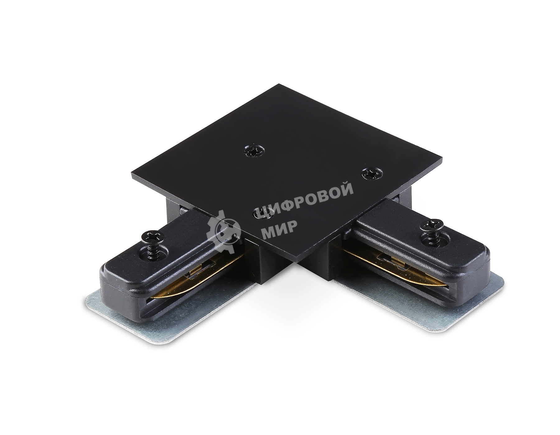 GL7166 BK черный коннектор угловой встраеваемый для шинопровода Standard 220V NEW 70*70*20