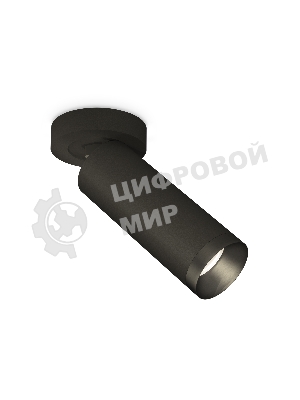 Светильник Ambrella Light XM6343201 SBK/PBK черный песок/черный полированный MR16 GU5.3 (A2229, C6343, N6131)