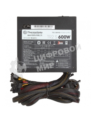 Блок питания Thermaltake TR2 S (PS-TRS-0600NPCWEU-2), 80 PLUS, 120мм, черный