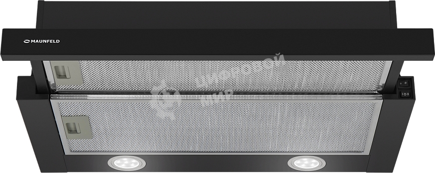 Вытяжка встраиваемая Maunfeld VS Light 50 черный, 50 см, 520 куб. м/ч, 56 дБ